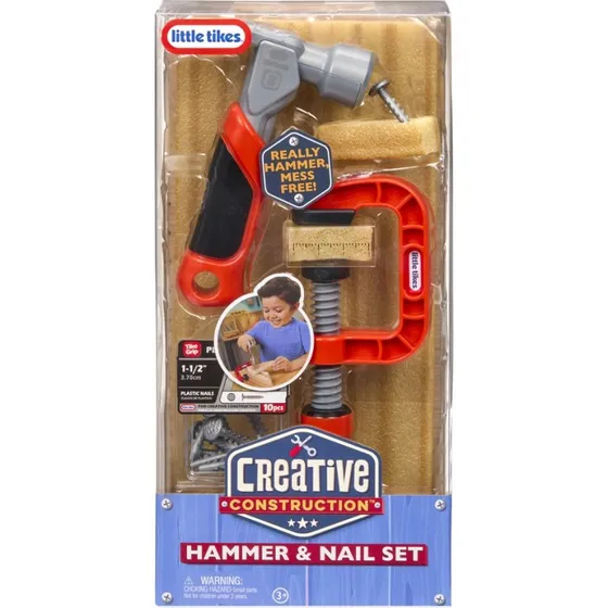 Little Tikes Creative Construction Hammer & Søm sæt