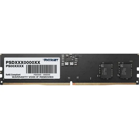 Patriot DDR5 8GB 4800MHz CL40 On-die ECC, sort
