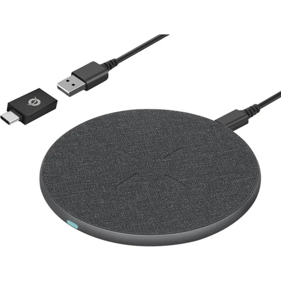 Conceptronic GORGON03G 15W Trådløs Oplader, Sort