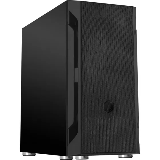 Silverstone FARA H1M Micro Kabinet - Sort