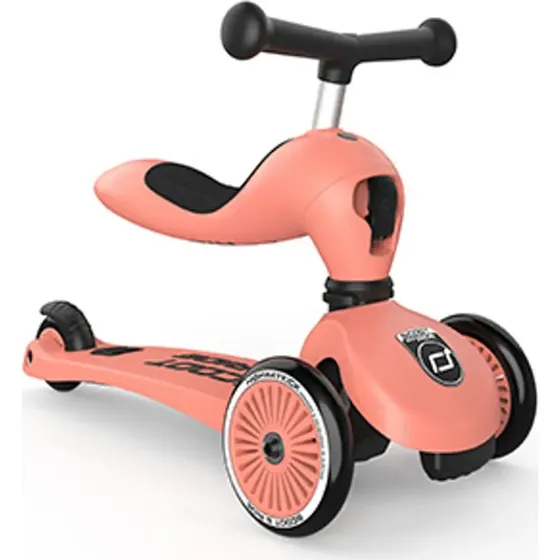 Highwaykick 1 Peach – 2-i-1 løbehjul & løbecykel