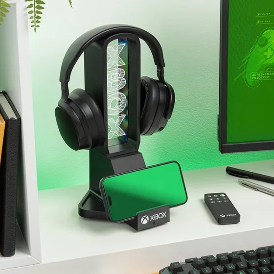 Paladone XBOX-bordholder med lys til hovedtelefoner