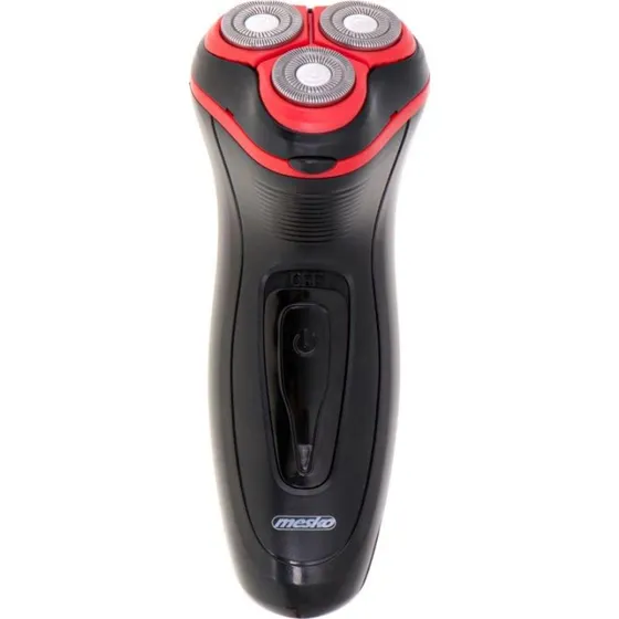 Adler MS 2926 barbermaskine med roterende hoveder, sort/rød med trimmer