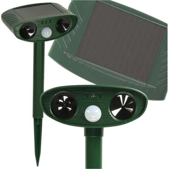 SOLAR-ULTRA: Dyreskræmmer med solcelle – mod katte, mår, mus & rotter