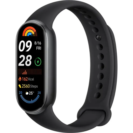 Xiaomi Smart Band 9 1,62" AMOLED, Sort