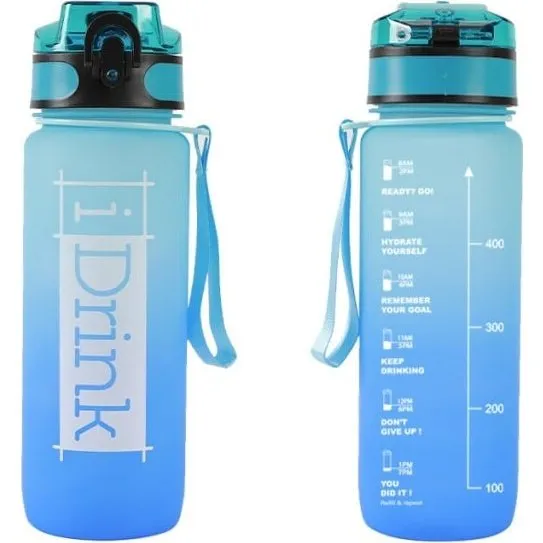 I-Drink Tritan Drikkedunk 750 ml Lyseblå/Blå
