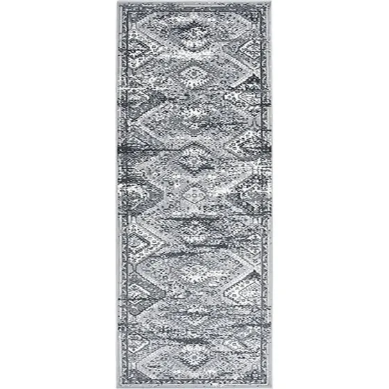 vidaXL tæppeløber 80x200 cm orientalsk grå BCF
