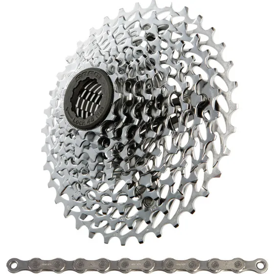 SRAM Apex/Force 10-speed kassette og kæde (11-23/26/32/36t)
