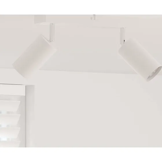 vidaXL Loftsspot Hvid 26 x 6 x 16 cm Stål