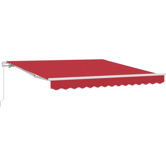 vidaXL Markise Rød 300 x 250 x 165 cm Polyester