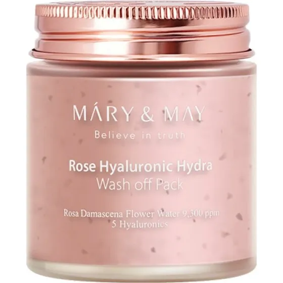 Mary&May Rose Hyaluronic Hydra Wash-Off Pack 125 g