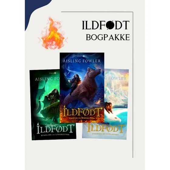 Ildfødt Bogpakke - Trilogi om heltemod og usædvanlige kræfter