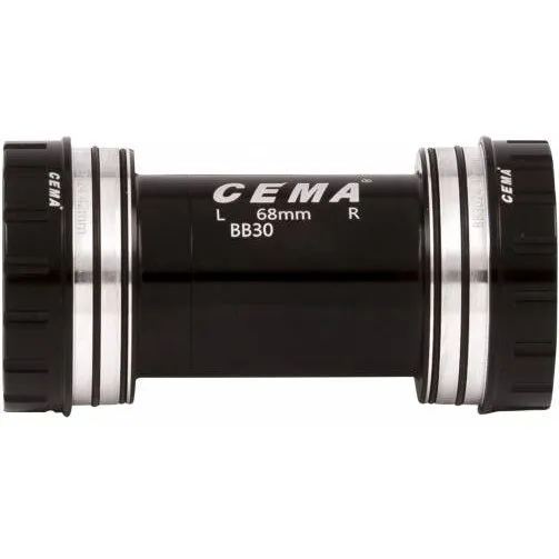Cema Interlock Keramik BB30 Adapter Shimano - Sort