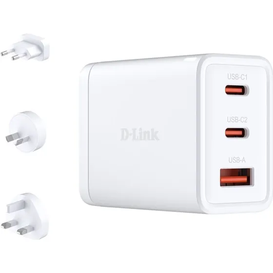 D-Link DCP-651 GaN 65W USB-C & USB-A Adapter