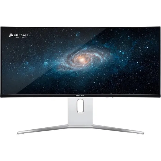 Corsair Xeneon 34WQHD240-C 34" QD-OLED gamingskærm, 240 Hz, hvid