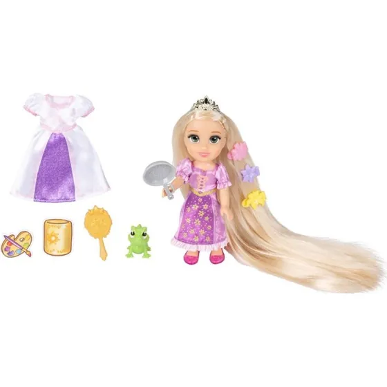 Jakks Disney Princess Rapunzel Dukke 15cm med Langt Hår