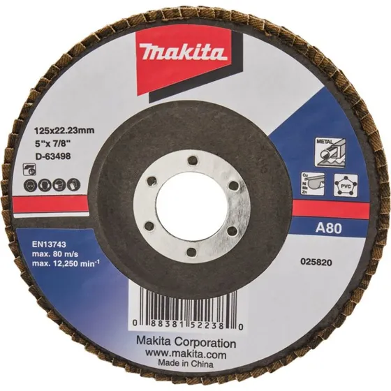 Makita D-63498 Flapdisk 125 mm A80