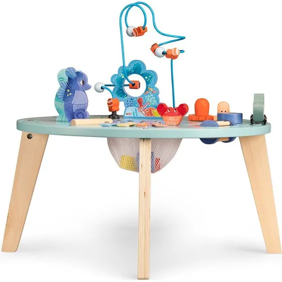 Moulin Roty Aktivitetsbord Havtema med klovnefisk og hval