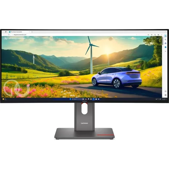 Lenovo ThinkVision P34WD-40 34" Curved Skærm, UWQHD, USB-C