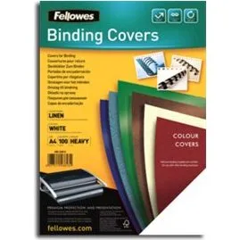 Fellowes Delta A4 Hvid Indbindingsomslag 250 g/m², 100 stk.