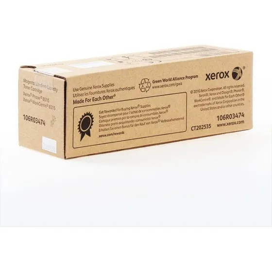 Xerox 106R03474 Magenta Toner, 1000 sider