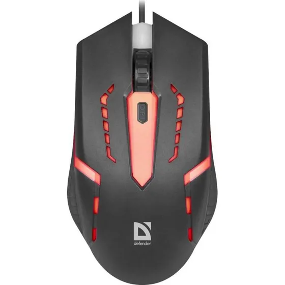Defender FLASH MB-600L Optisk Gamingmus, Sort, 1200 DPI