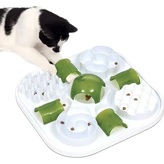 Catit Play Treat Puzzle – Interaktiv leksak med 6 aktiviteter