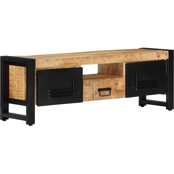 vidaXL tv-bord 120x30x40 cm massivt mangotræ