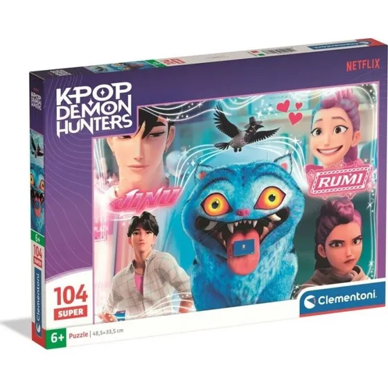 Clementoni K-Pop Demon Hunters 3 Puslespil 104 Brikker