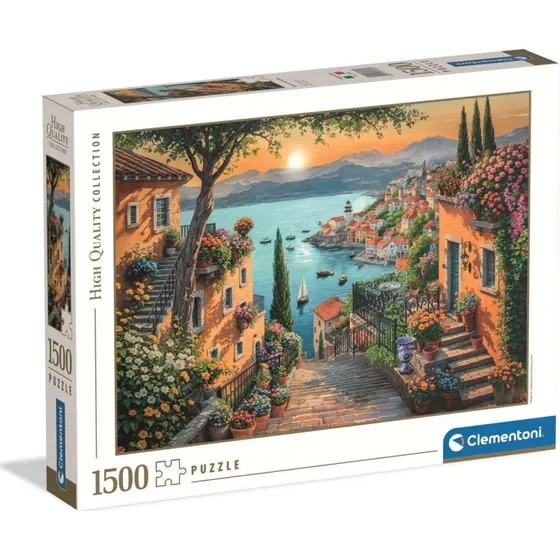 Clementoni Stairs to the Harbour 1500 Brikker Puslespil