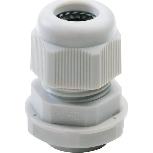 Gewiss Forskruning M20, Ø10-14 mm, grå nylon