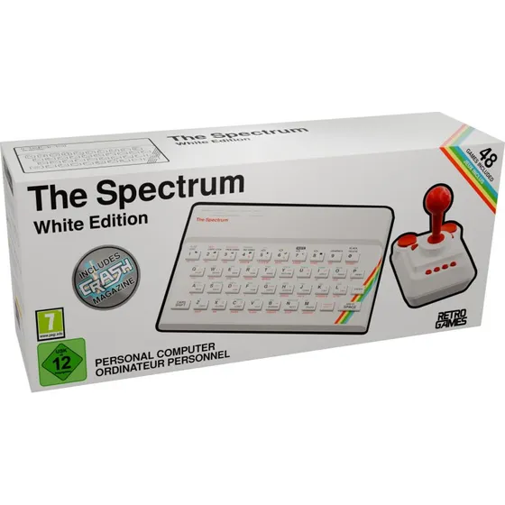 The Spectrum White Edition - Retro Spillekonsol i Hvid