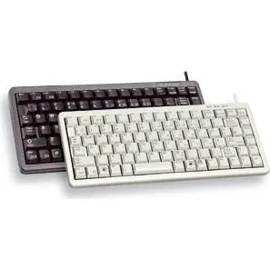 Cherry G84-4100 Compact Tastatur, USB/PS/2, Grå, Kompakt til Kontor