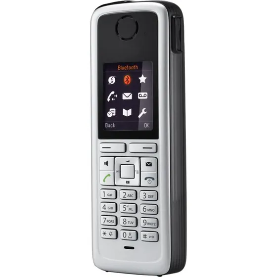 Unify OpenStage M3 DECT-håndsæt, sort/sølv med opkalds-ID