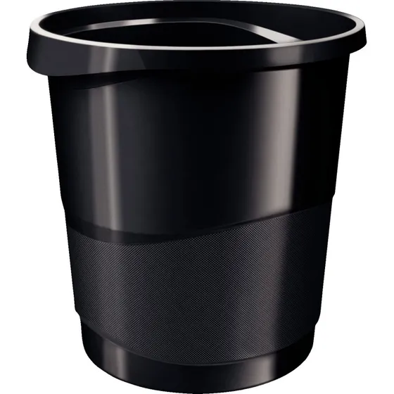 Esselte EuropostVivida Papirkurv 14L Sort