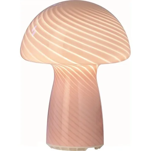 Veli Line Mushroom genopladelig bordlampe, lyserød
