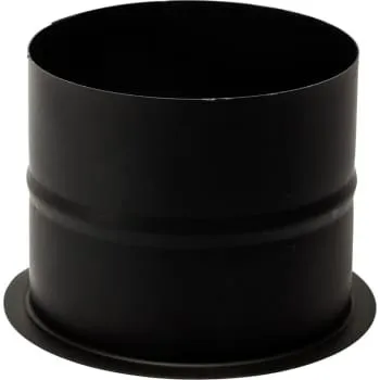 Metalbestos 130 mm Sort Lige Murbøsning 5"