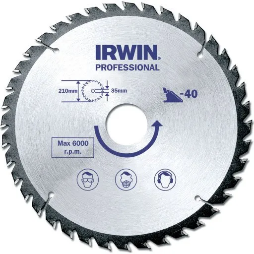 Irwin Rundsavklinge 190mm 24T Ø30mm