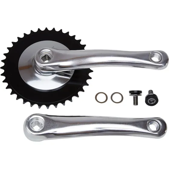 BikePartner kranksæt 33-38T 170 mm - alu/stål, firkantet