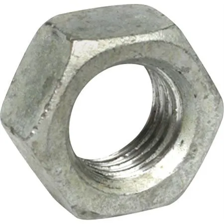 Møtrik M12 DIN 934 Varmforzinket P100