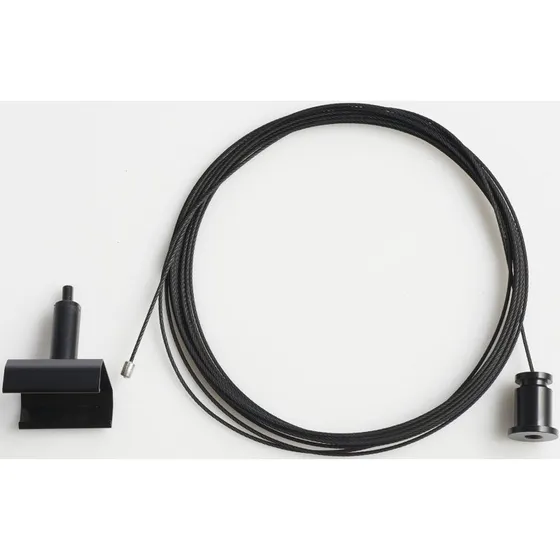 Global Ophængningssæt 4M Sort for 3-faset PRO/PULSE skinne
