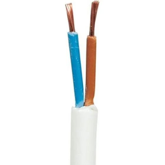 PKA Ledning 2x1,5 H05VV-F Hvid R50