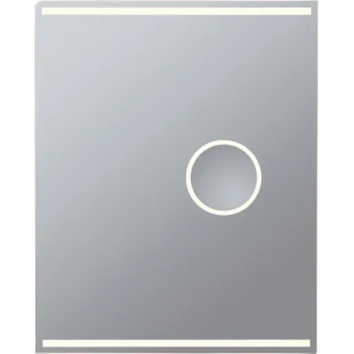 Loevschall Focus Spejl med lys, 60x75 cm