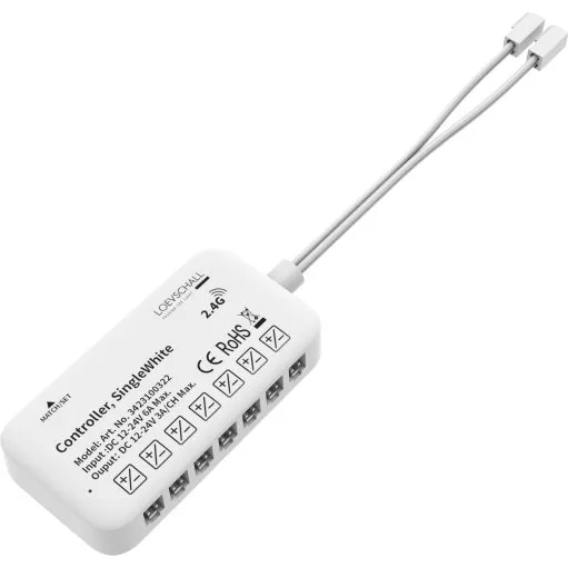 Loevschall Cue Controller, SingleWhite, hvid