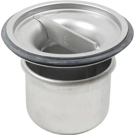 Blücher Indbygningsvandlås 502, rustfrit stål, 52 mm