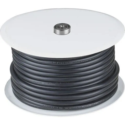 Halo Design 25 m lampeledning, sort silikone