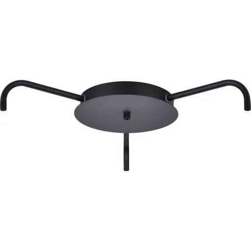 Halo Design baldakin 4 udgange, sort