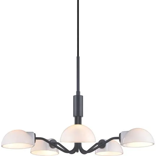Halo Design Kjøbenhavn lysekrone, sort, Ø50 cm