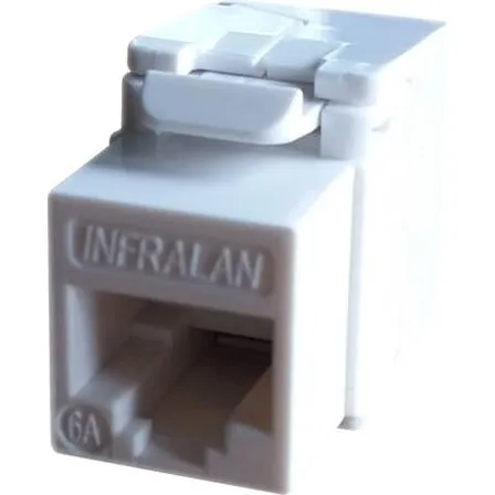INFRALAN Konnektor Kat 6A UTP Tool-Less Hvid