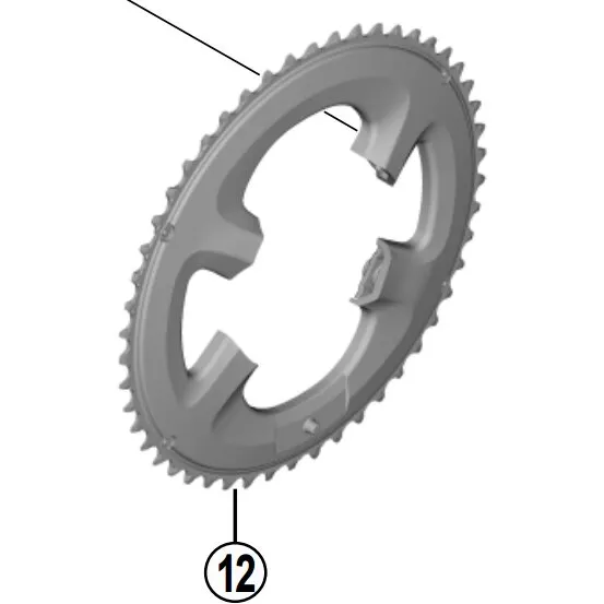 Shimano Sora FC-R3000 50T klinge (BCD110) - 9-speed